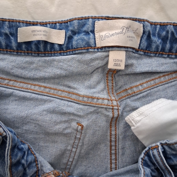 Universal Thread Light Blue Distressed Denim Shorts - Picture 3 of 3